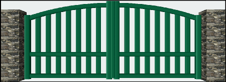 portail classic ajouréé avec forme