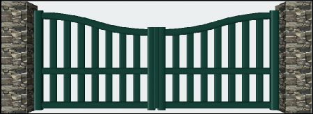 portail classic ajouréé avec forme